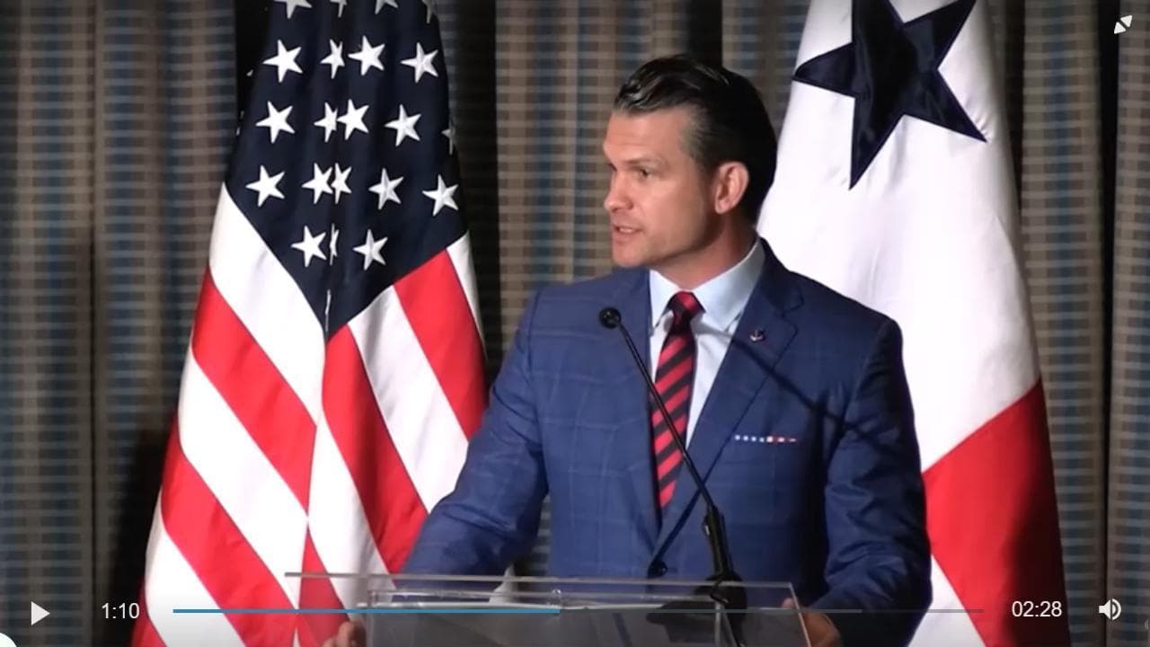 Il segretario alla Difesa Usa riconosce la sovranità di Panama: "Va protetta dall'influenza cinese"