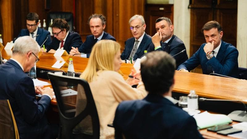 L'incontro della premier Meloni con le imprese sui dazi