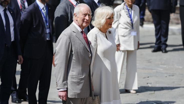 I reali Carlo e Camilla