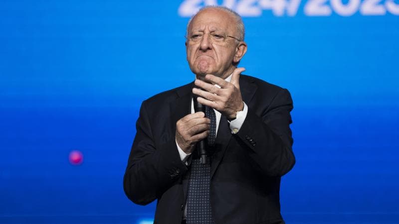 VINCENZO DE LUCA, PRESIDENTE DELLA REGIONE CAMPANIA