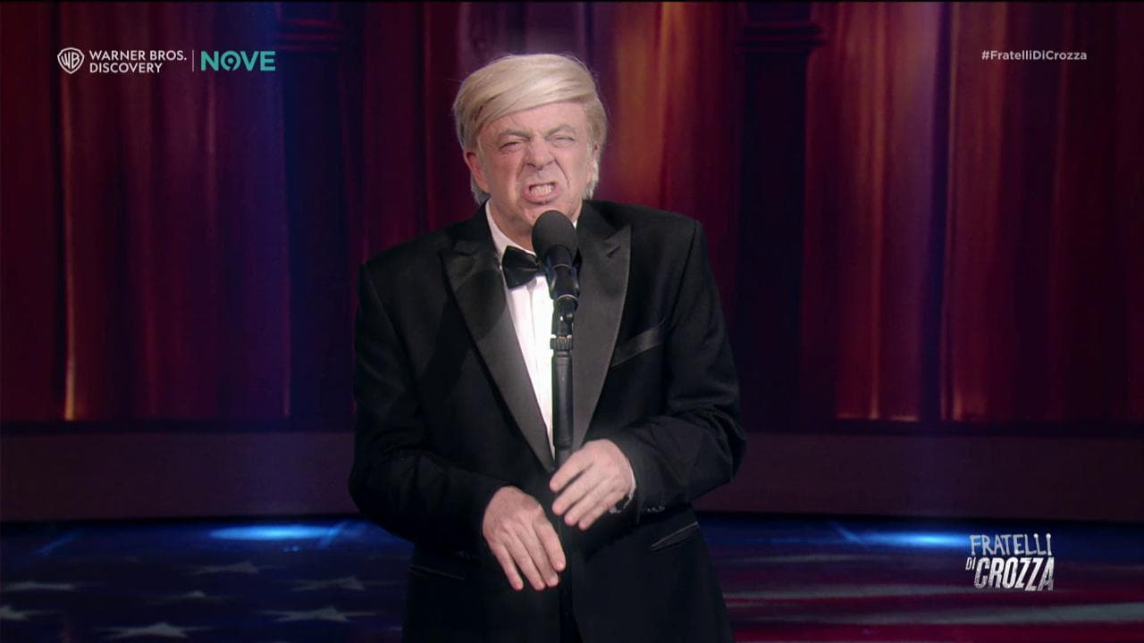Crozza-Trump sboccatissimo: "How are you 'blatte'? I do whatever the fuck I want!!