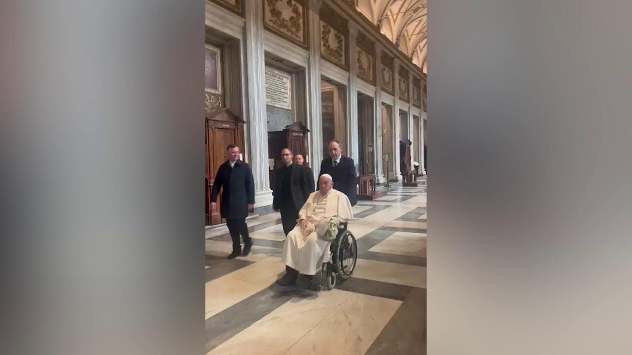 Nuova uscita a sorpresa, papa Francesco nella basilica di Santa Maria Maggiore