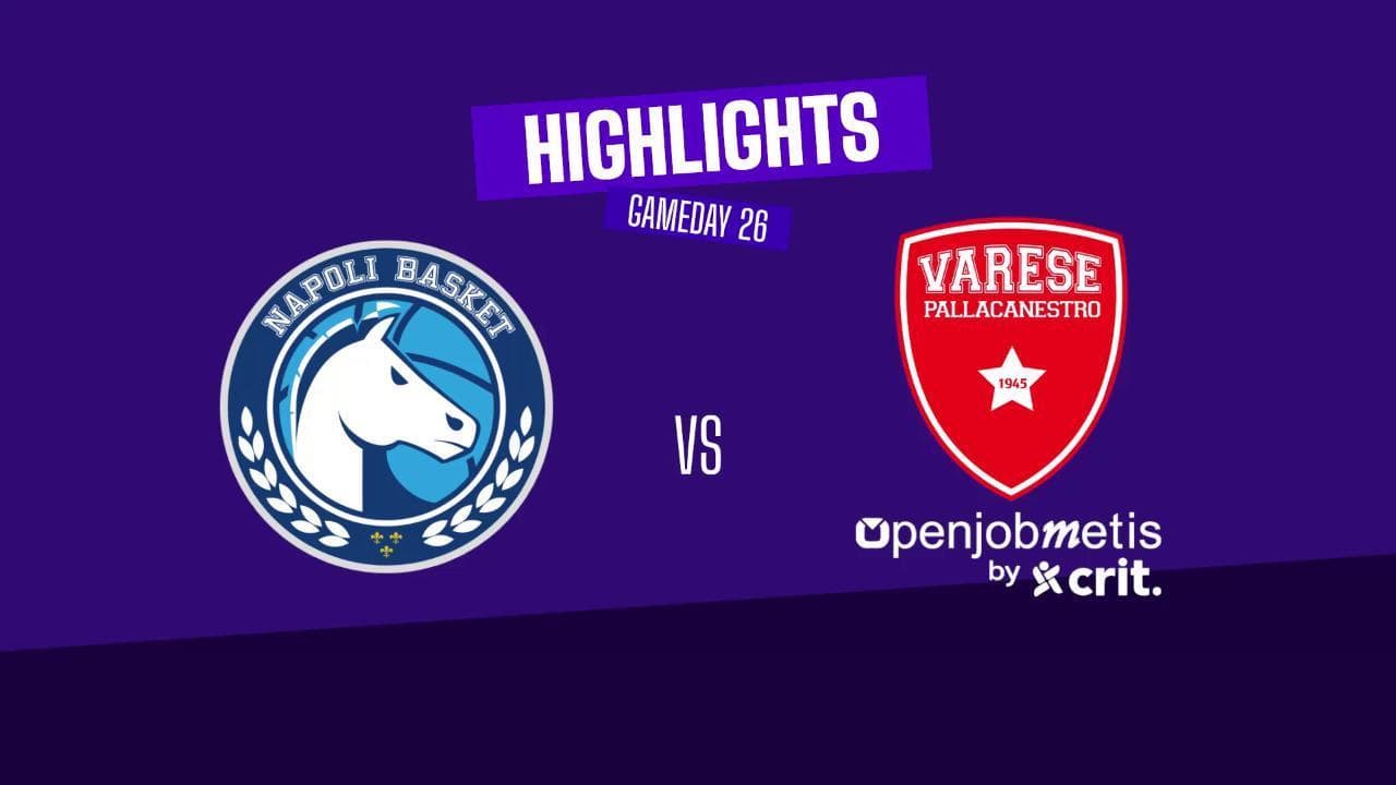 Basket serie A, gli highlights di Napoli vs Varese