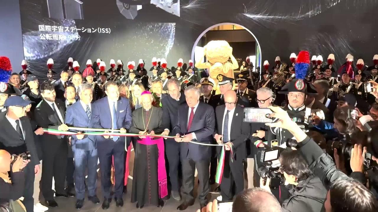 Expo 2025, Tajani apre il Padiglione Italia a Osaka