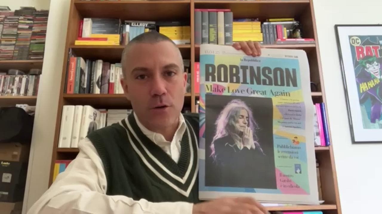 Saverio Raimondo: "A quelli di Robinson si è rotta la cartuccia della stampante"