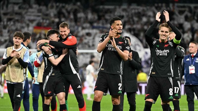 L'Arsenal non trema a Madrid: batte ancora il Real (2-1) e vola in semifinale di Champions
