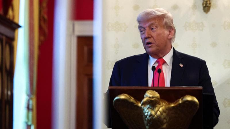 Washington, 16 aprile: Donald Trump