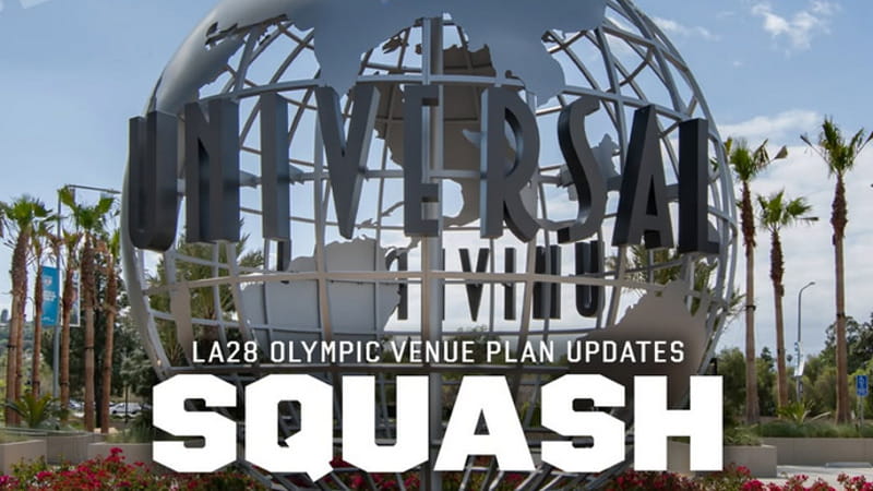 Los Angeles 2028, lo squash si terrà negli Studios di Hollywood