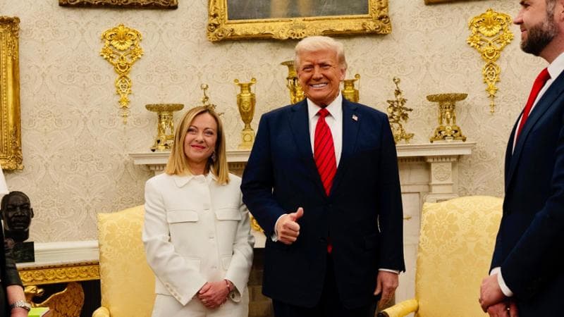 Washington, 17 aprile: Giorgia Meloni e Donald Trump alla Casa Bianca