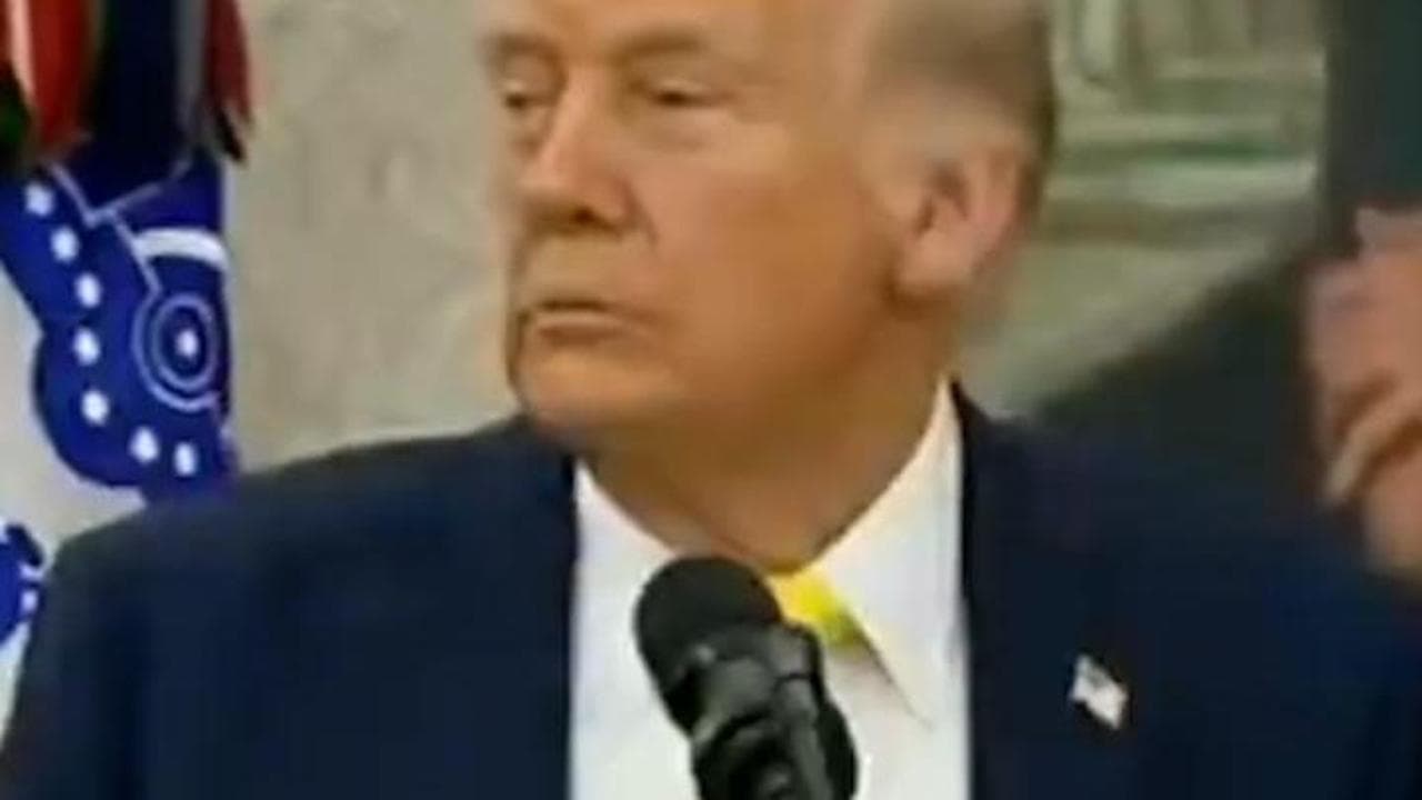 Una ragazzina si sente male e sviene mentre Trump parla alla Casa Bianca