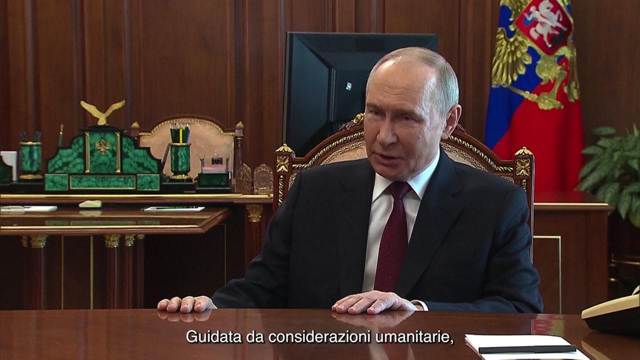 Guerra in Ucraina: Putin annuncia la "tregua di Pasqua"