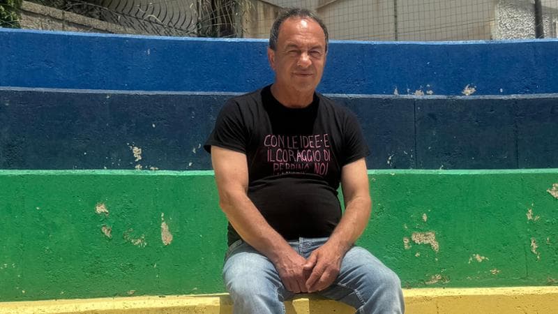 Mimmo Lucano, europarlamentare Avs e sindaco di Riace