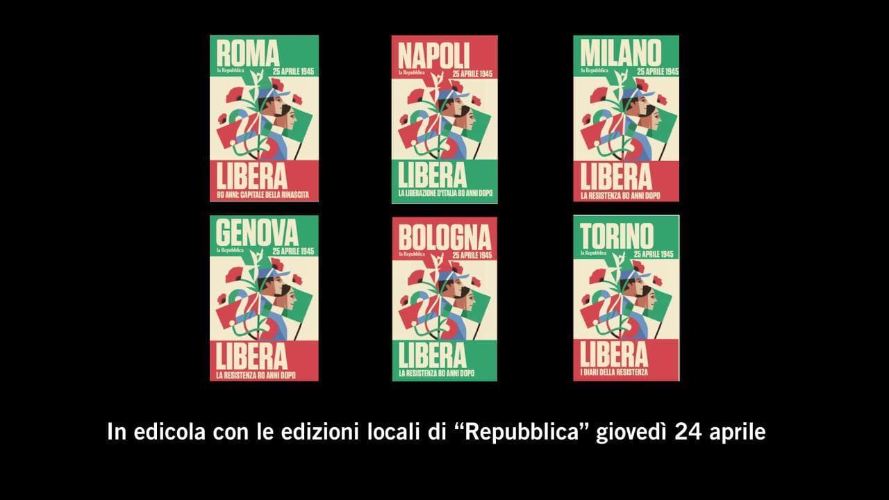 25 aprile, il libro di Repubblica sull'antifascismo in regalo a Milano, Torino, Genova, Bologna, Roma e Napoli