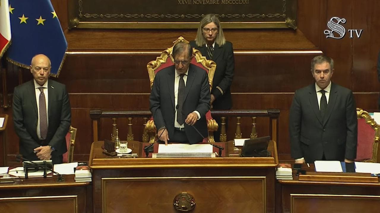 Papa Francesco, La Russa chiede un minuto di silenzio all'aula del Senato