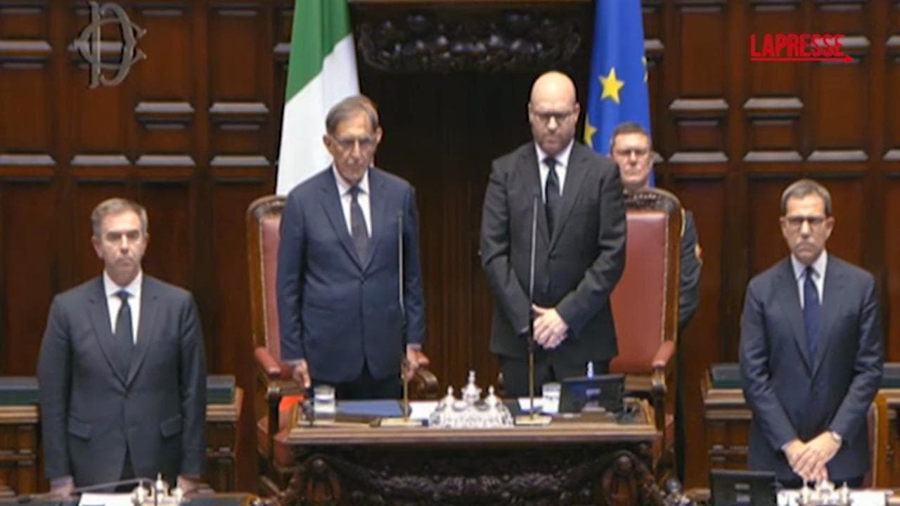 Papa Francesco, il minuto di silenzio a Montecitorio