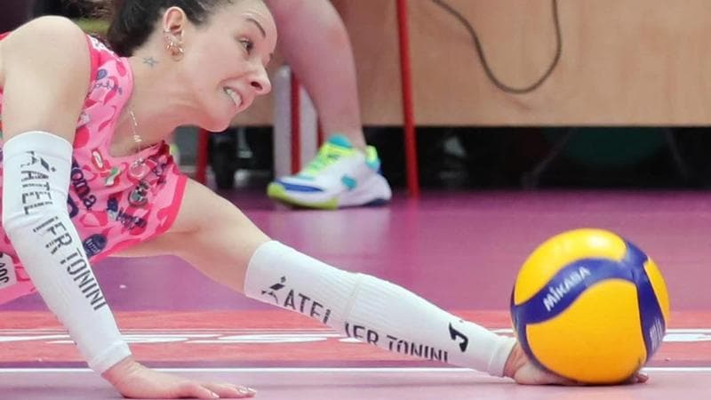 Moki De Gennaro contro Milano in gara-2 (Credit foto Santi / LVF)