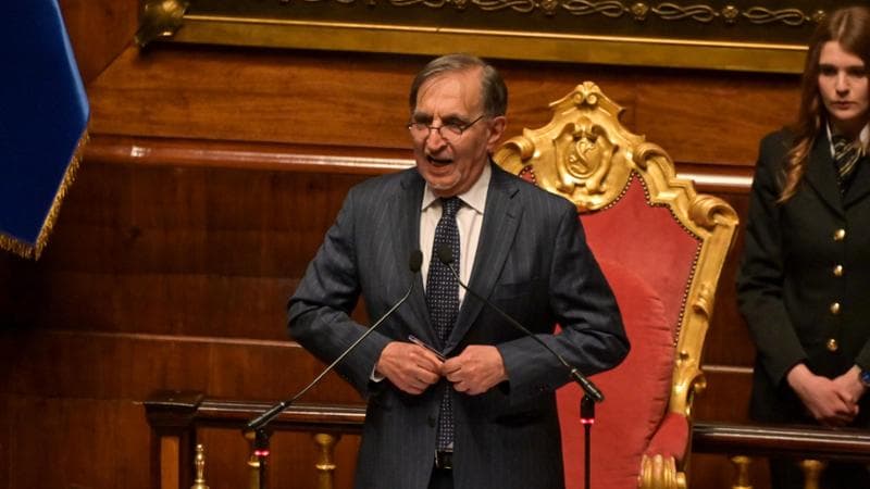 Il presidente del Senato Ignazio La Russa
