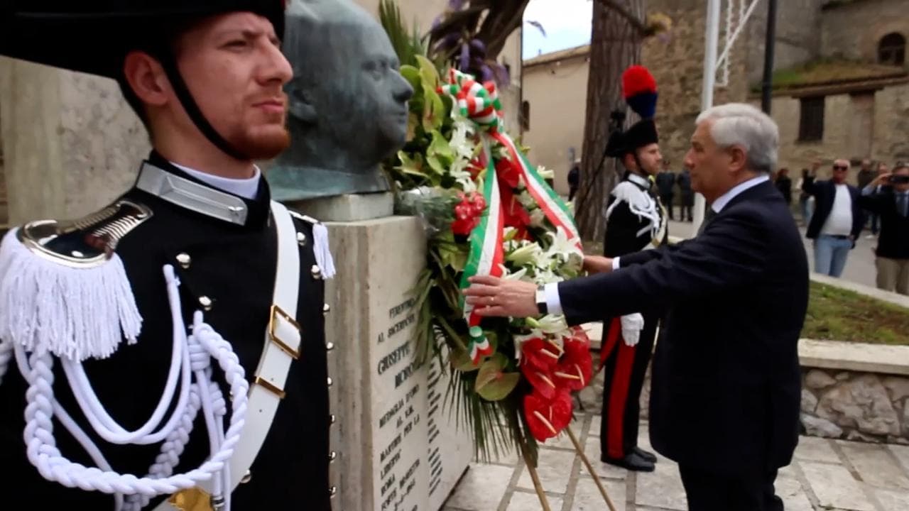 Tajani omaggia don Morosini, il cappellano militare che si unì alla Resistenza ucciso dai fascisti