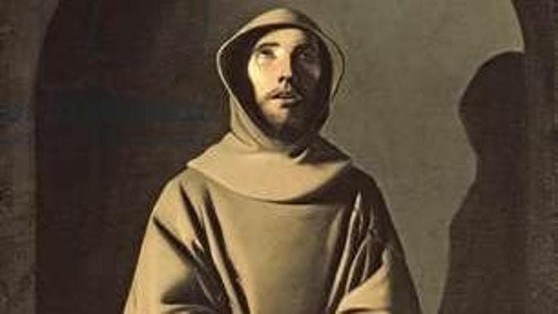 San Francesco, olio su tela di Francisco de&nbsp;Zurbar&aacute;n,&nbsp;1640-45 circa
