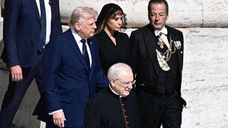 Donald Trump con la first Lady Melania