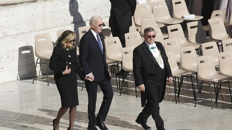 Joe Biden con la moglie Jill