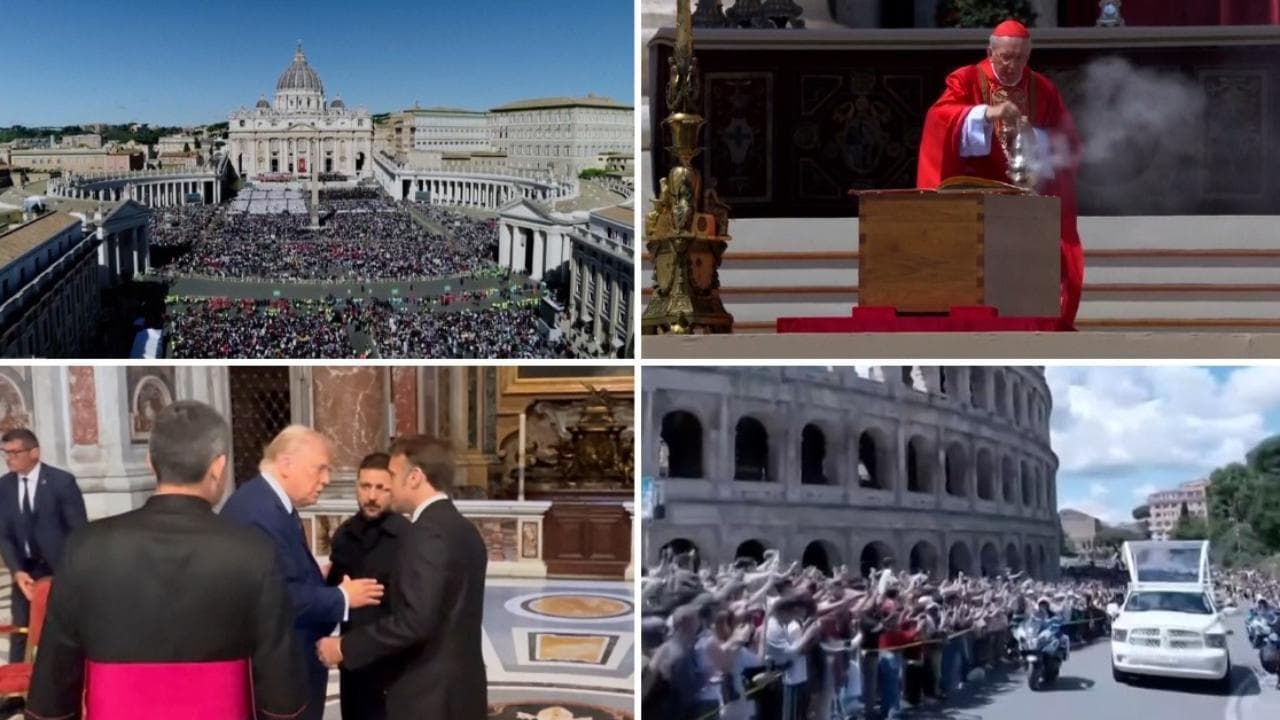I funerali di papa Francesco: il video racconto