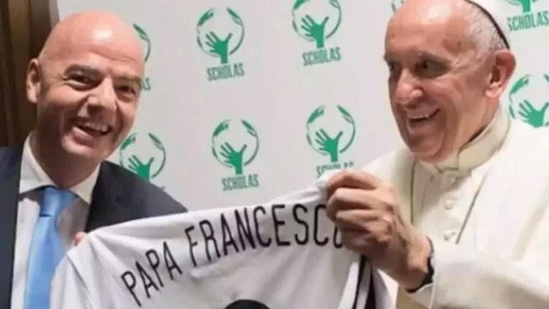 Gianni Infantino e papa Francesco
