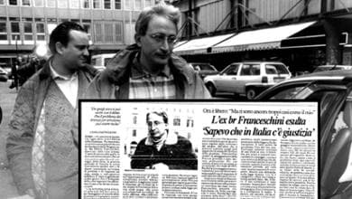 L’ex Br Franceschini scarcerato esulta: “Sapevo che in Italia c’è giustizia”