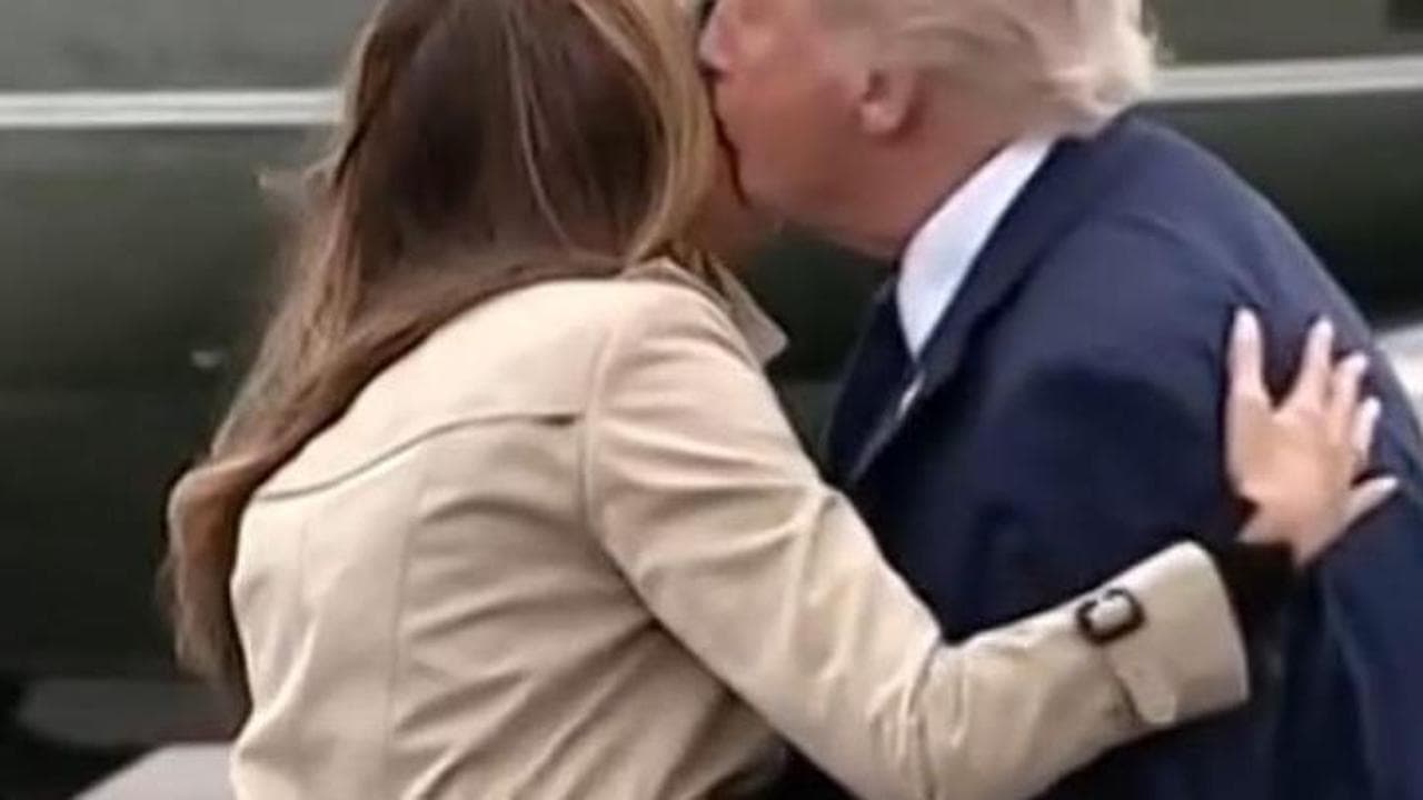 E' il compleanno di Melania, ma al ritorno da Roma Trump la saluta velocemente e va a giocare a golf