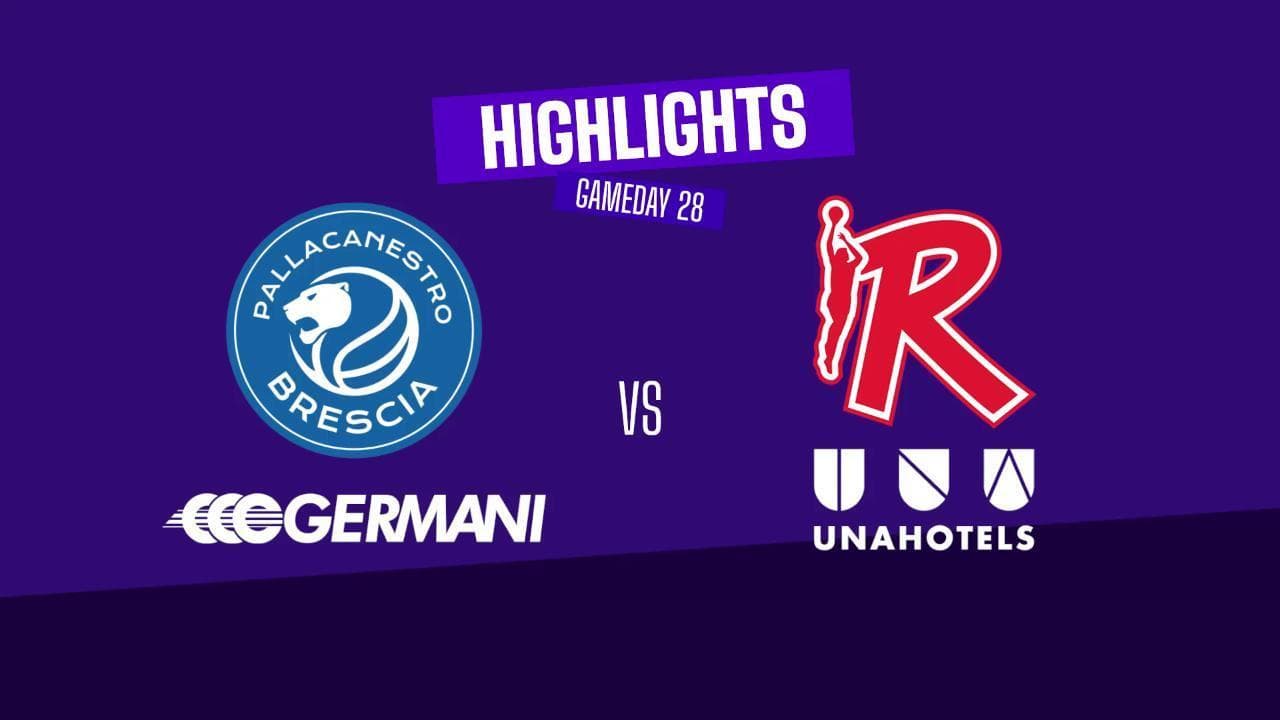 Basket serie A, gli highlights di Brescia vs Reggio Emilia