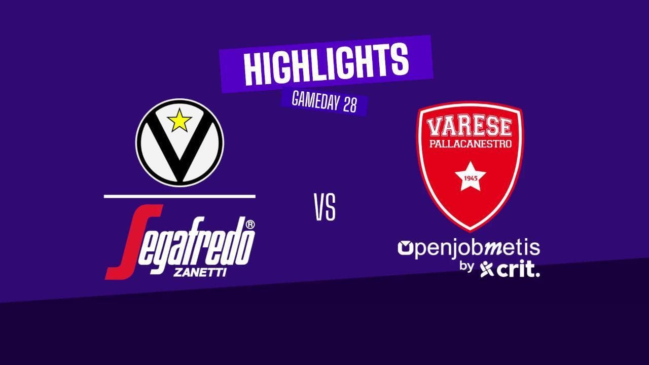 Basket serie A, gli highlights di Bologna vs Varese
