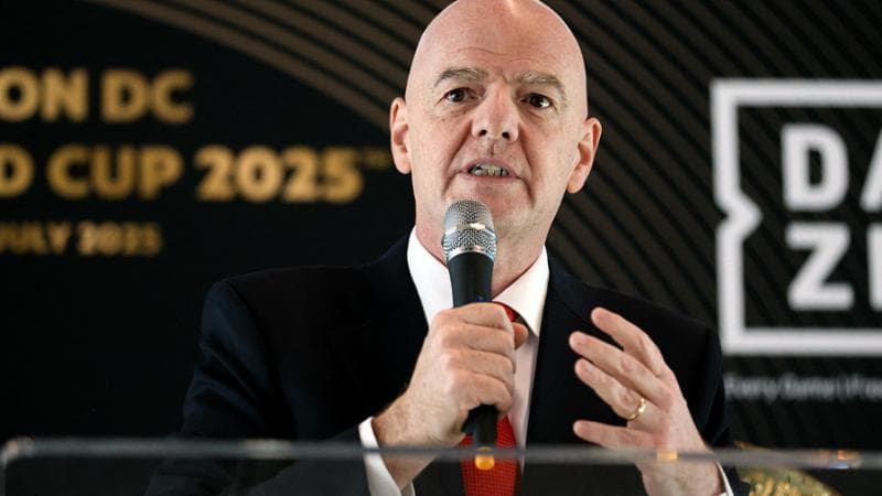 Il presidente della Fifa, Gianni infantino