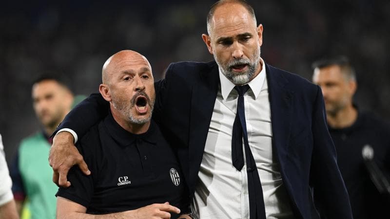 Tudor e Italiano, due dei tecnici che si giocano il posto in Champions