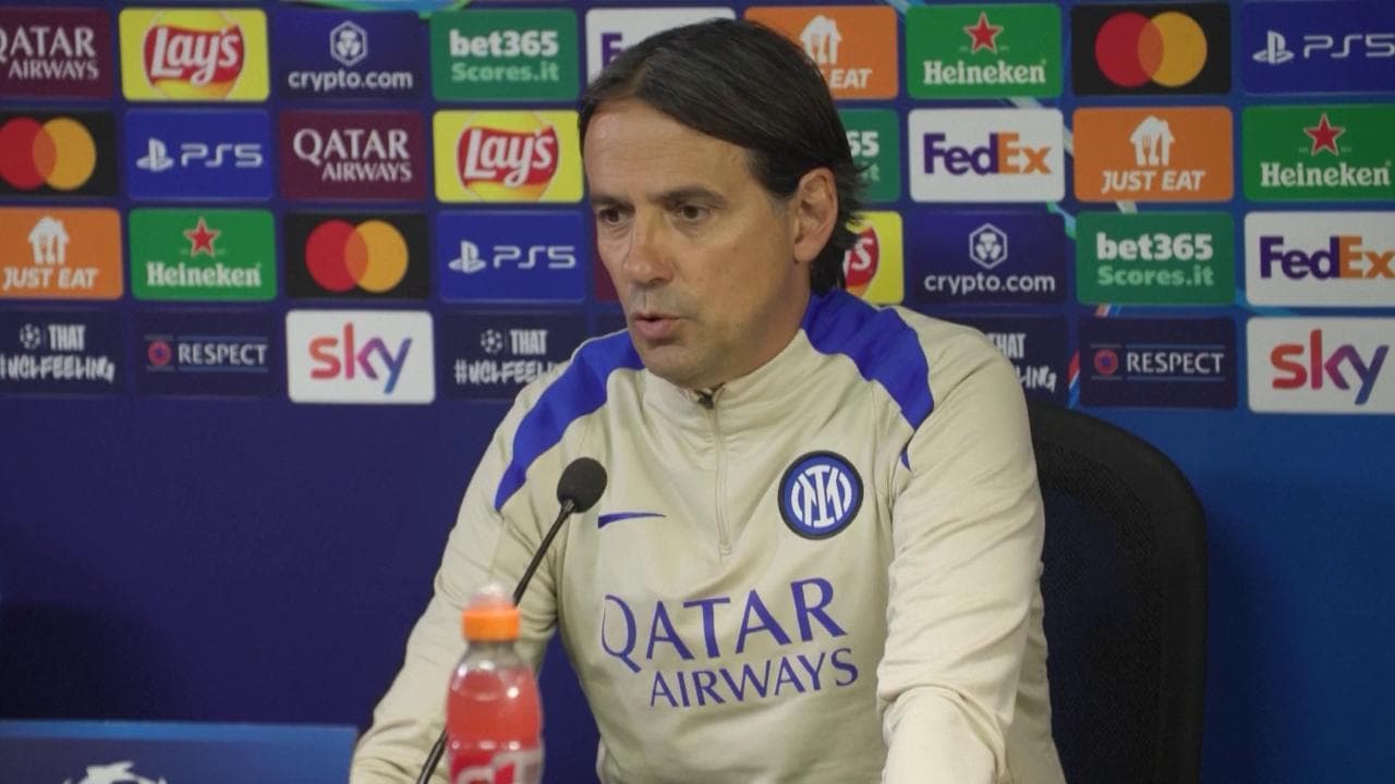 Champions, Inzaghi: "Col Barcellona è una finale, voglio una grande Inter davanti ai nostri tifosi"