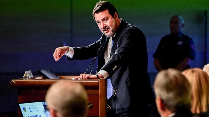 Il leader della Lega, Matteo Salvini
