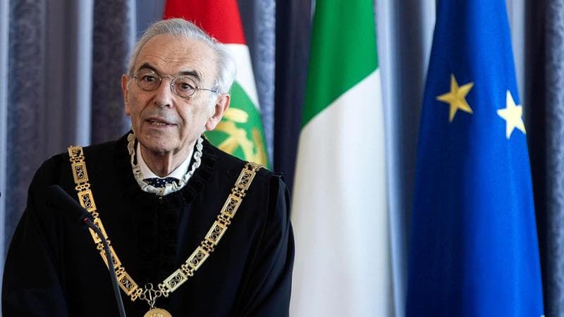 Il presidente della Corte Costituzionale Giovanni Amoroso&nbsp;
