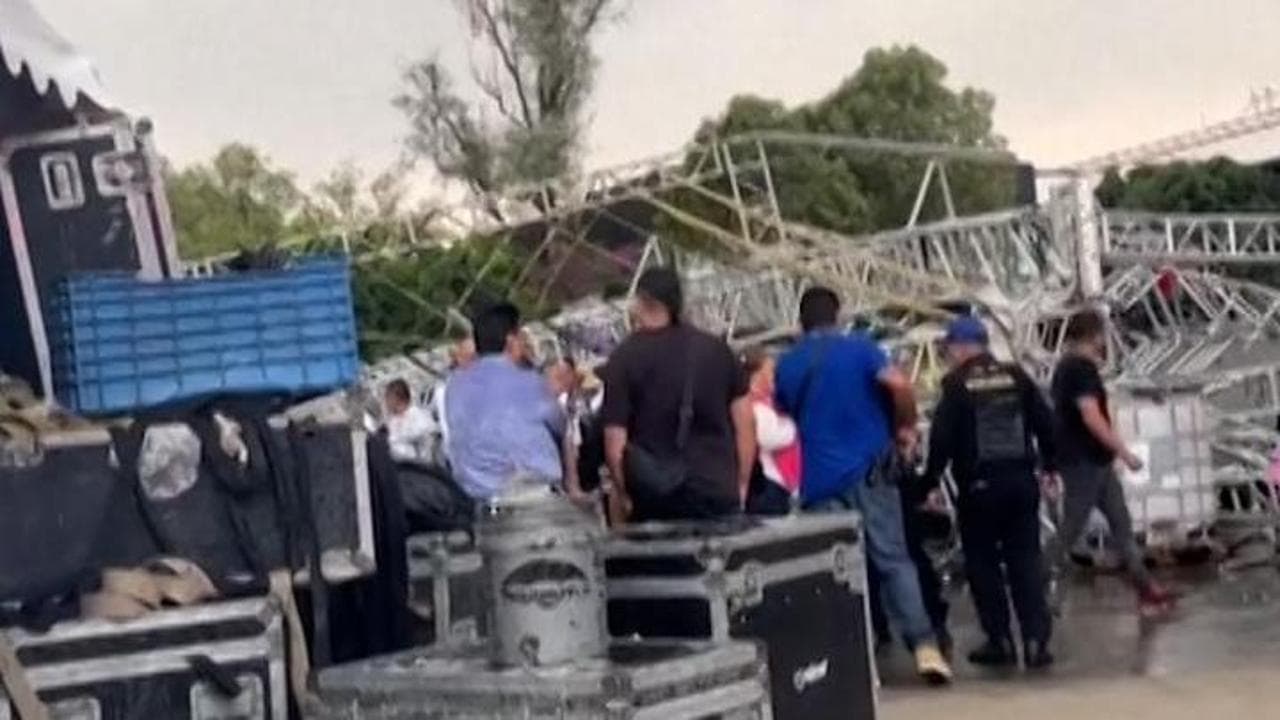 Messico, il vento abbatte il palco del concerto per la Festa della mamma: 7 feriti