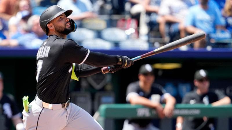 Edgar Quero, battitore dei Chicago White Sox