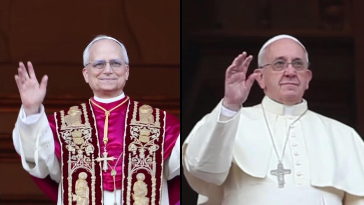 confronto Francesco-Leone XIV