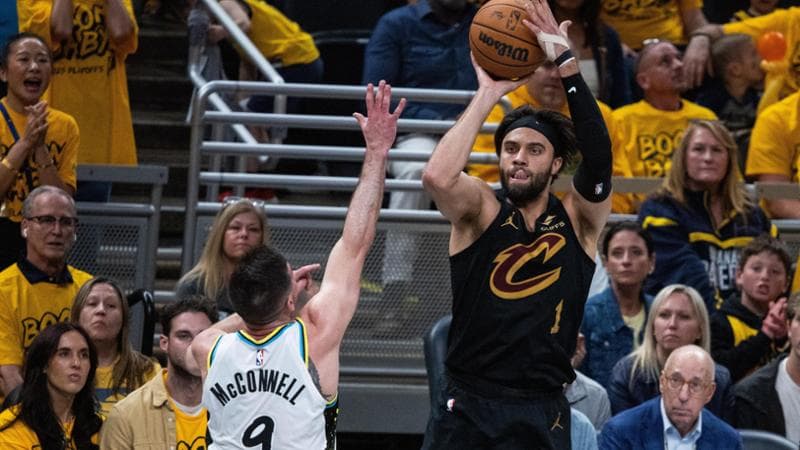 Max Strus (Cleveland) al tiro