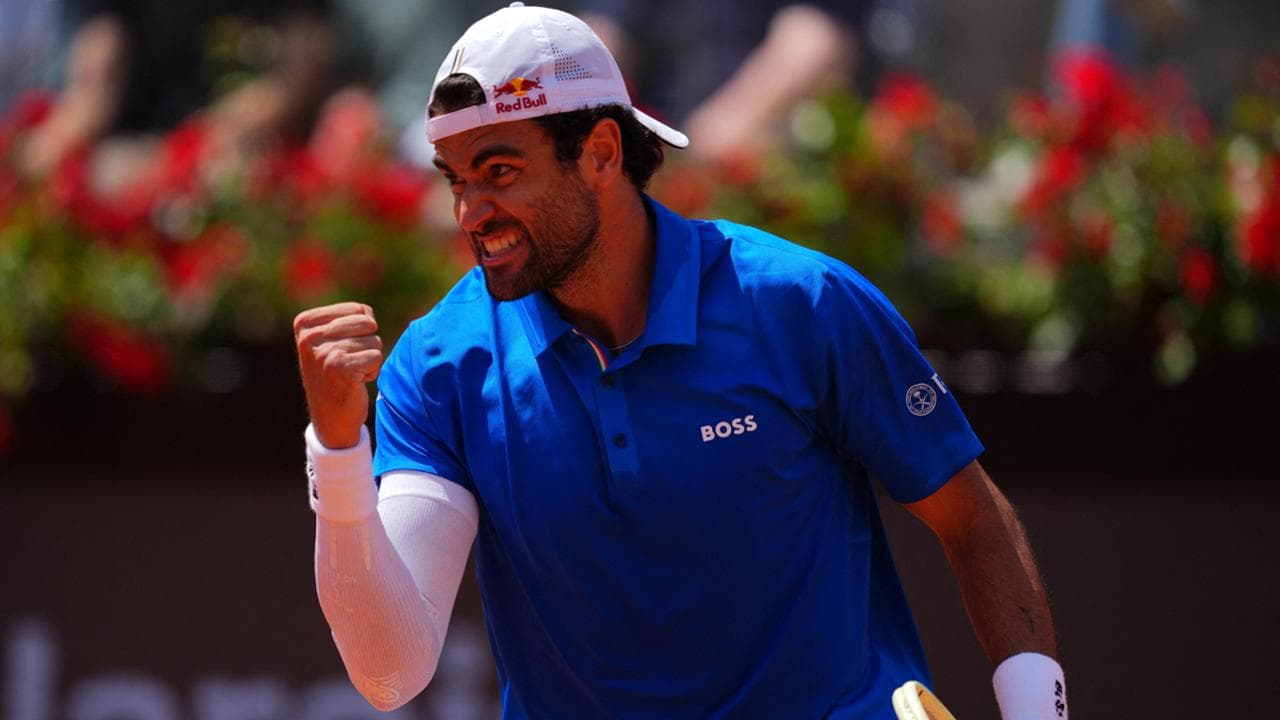 La gioia di Matteo Berrettini
