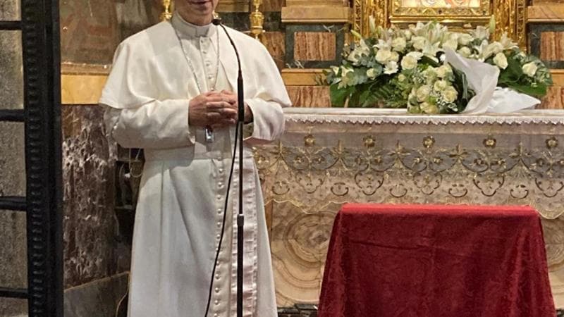 Leone XIV a sorpresa in visita al santuario di Genazzano