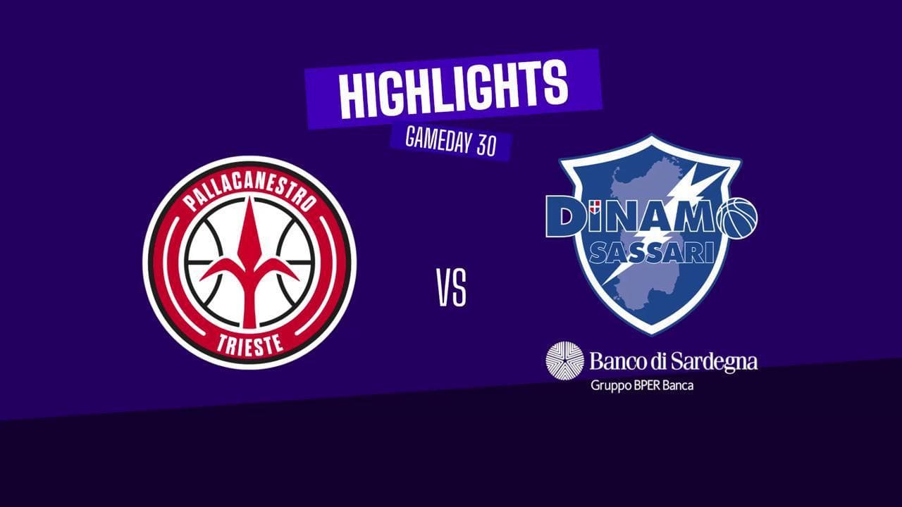 Basket serie A, gli highlights di Trieste vs Sassari