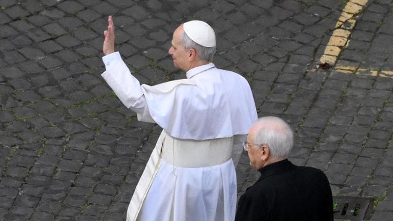 Il Papa in Vaticano prima del&nbsp;Regina Coeli