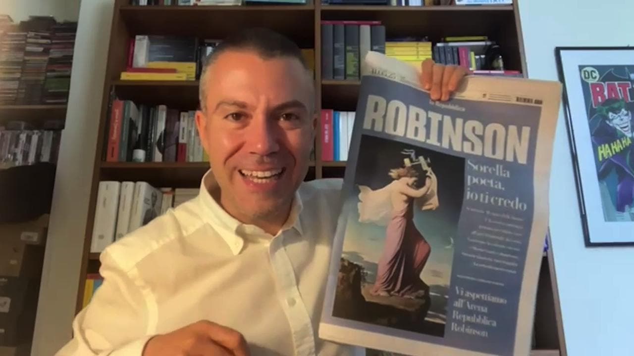 Saverio Raimondo: "Robinson invita tutti all'Arena del Salone di Torino, tranne me. Boicottiamolo!"
