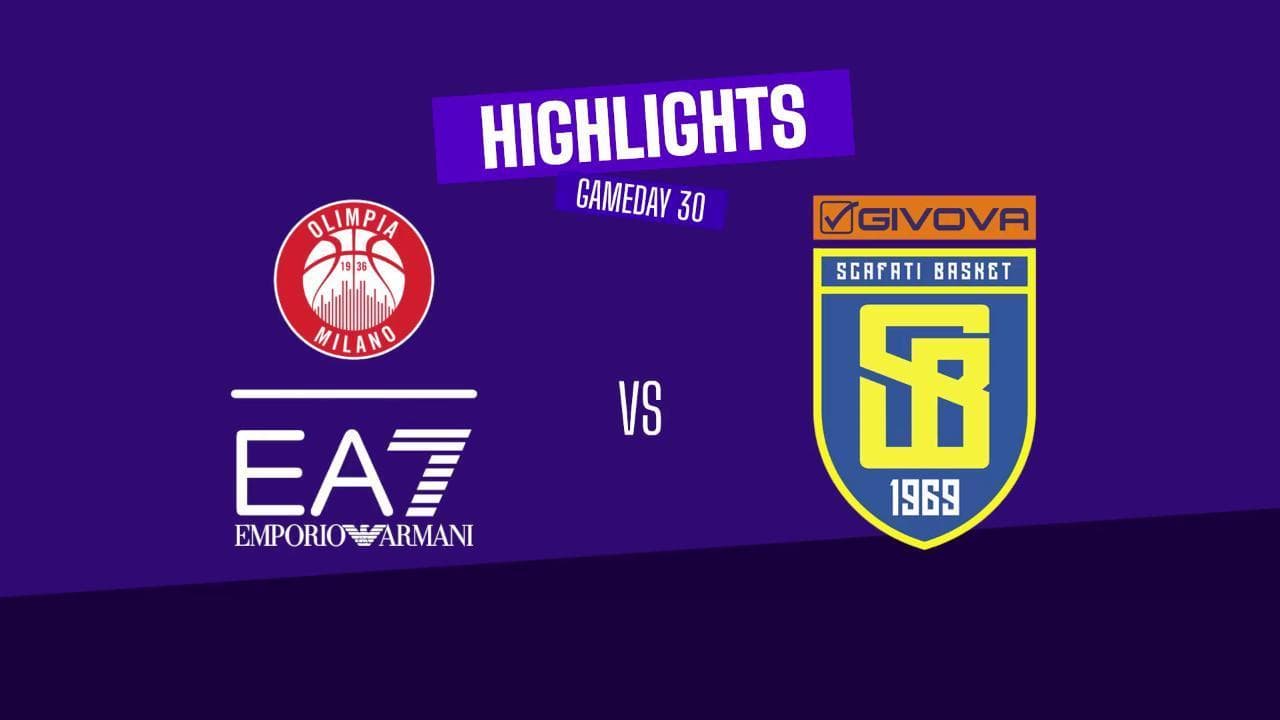 Basket serie A, gli highlights di Milano-Scafati