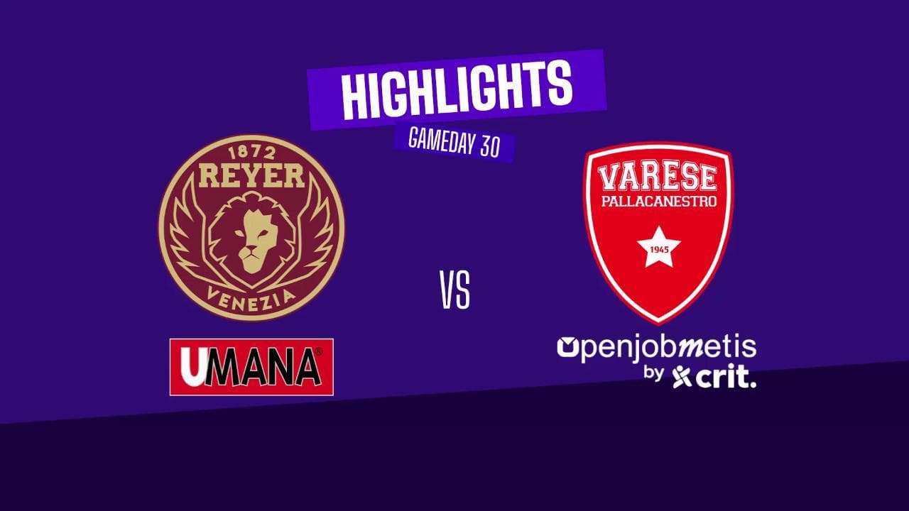 Basket serie A, gli highlights di Venezia-Varese