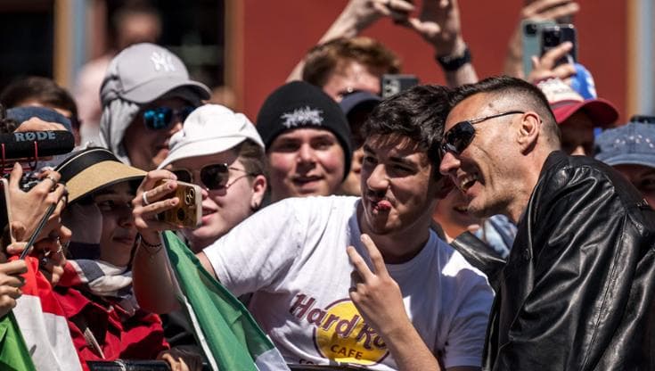 Gabry Ponte tra i fan a Basilea