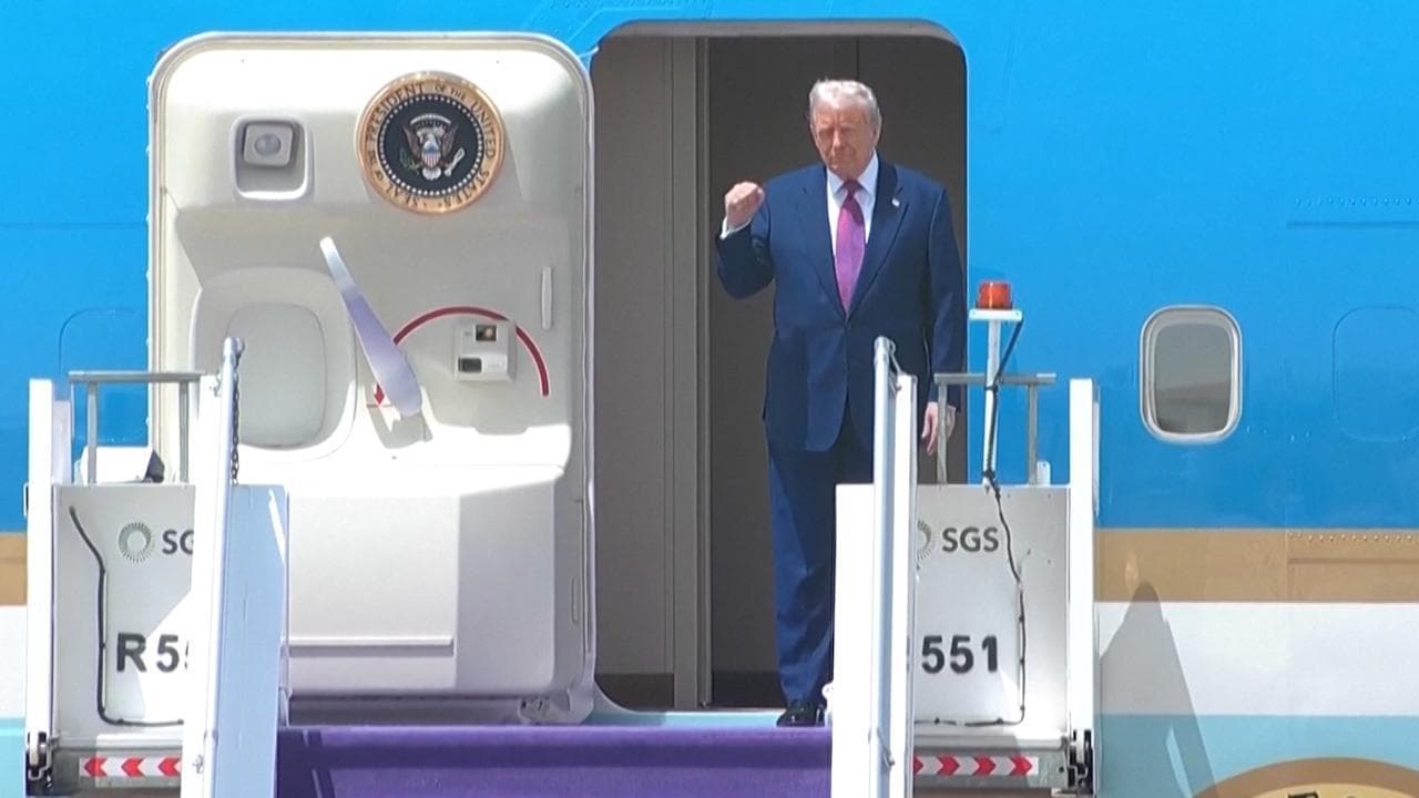 Trump atterrato a Riad, al via tour in Medio Oriente