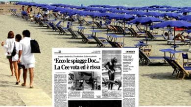 “Ecco le spiagge doc”. E per Riccione scoppiò la rissa sulle bandiere blu